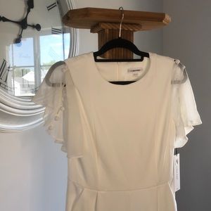 NWT Calvin Klein white romper